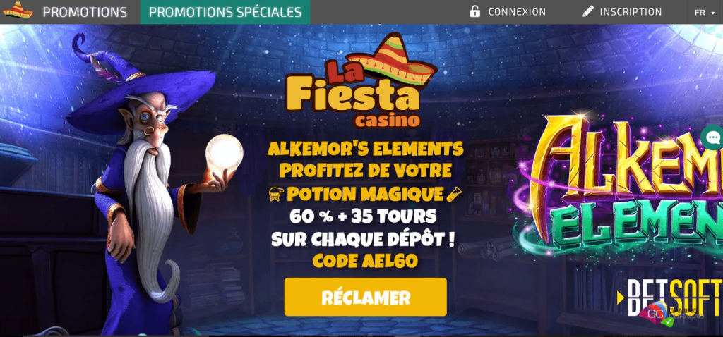 La Fiesta Casino : nos bonus et méthode de paiement